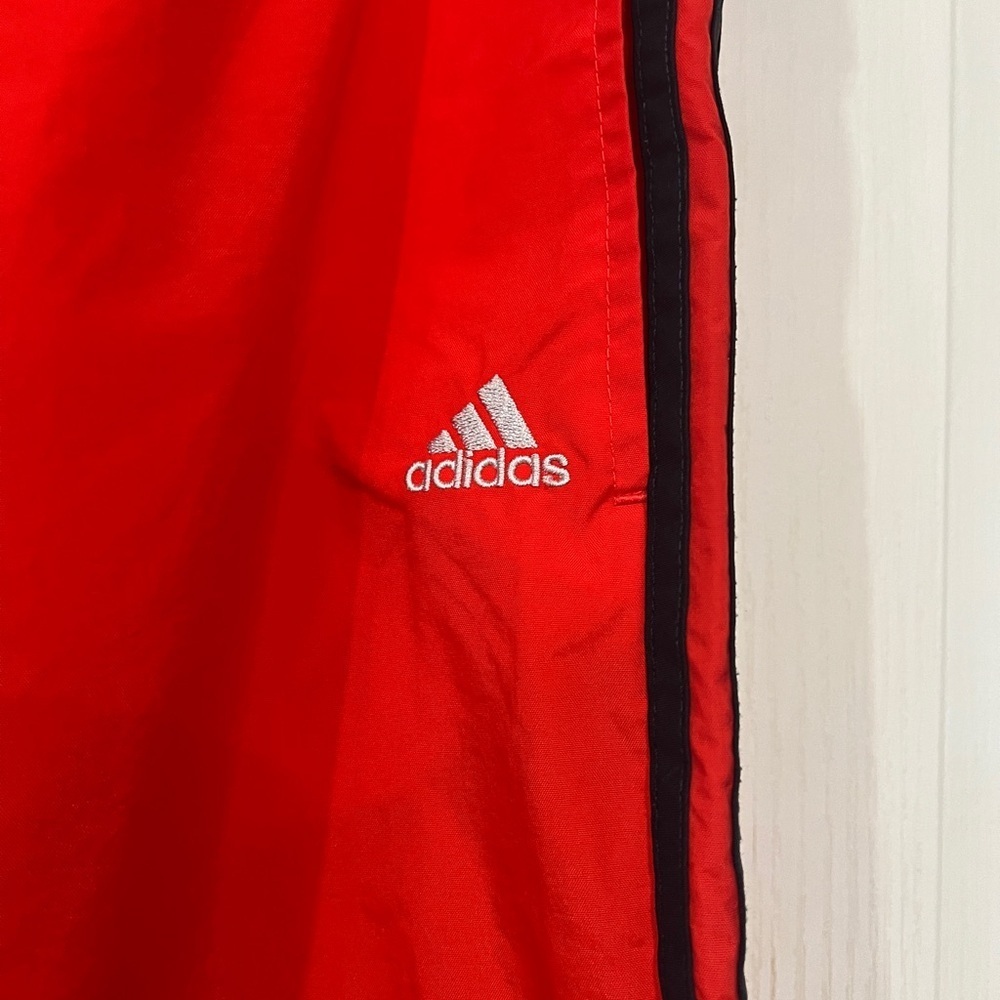 Vintage Adidas Red Windbreaker Pants - Picture 2 of 6